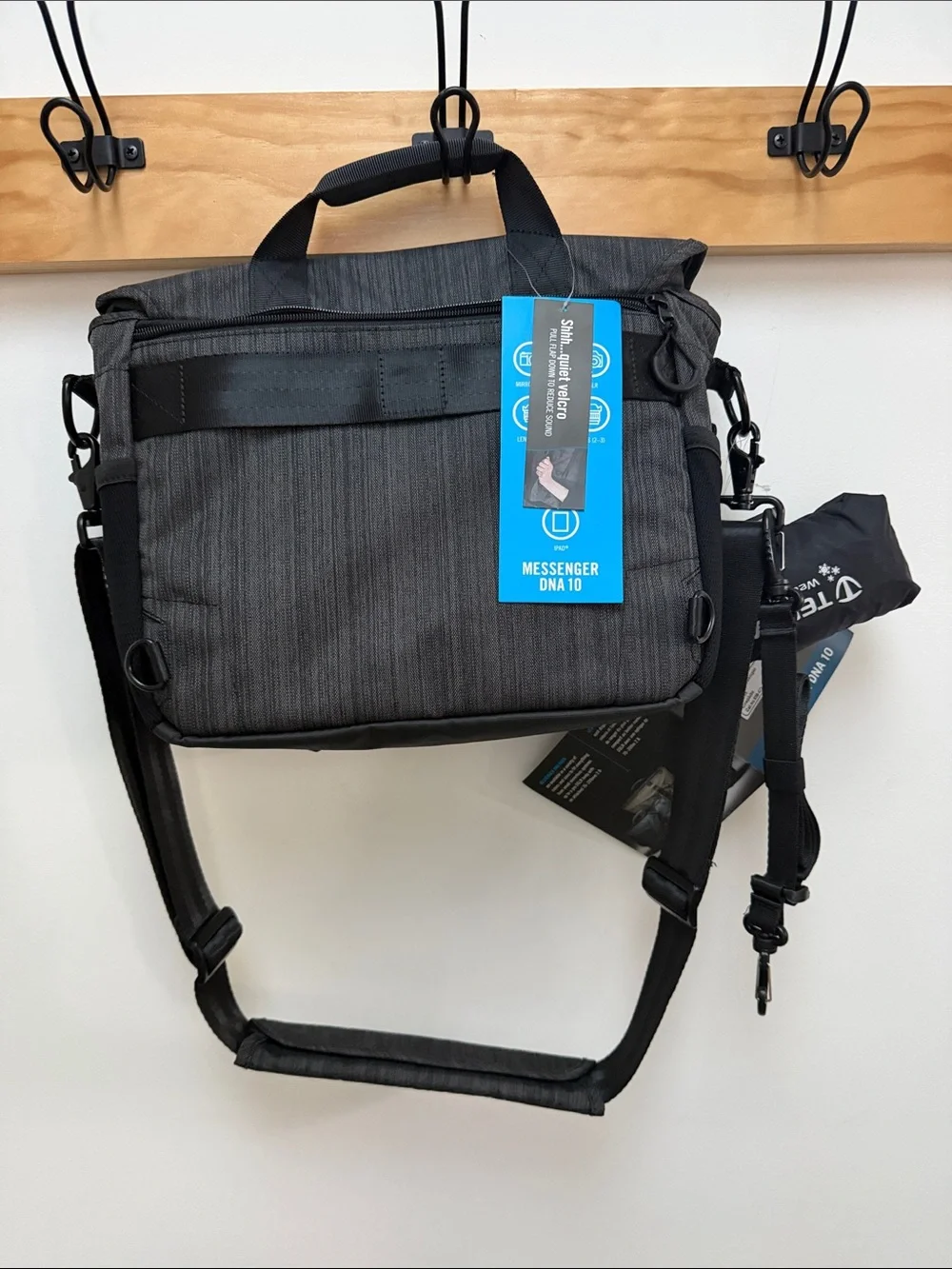 Tenba Men's Gray Messenger Bag – Sleek Professional Carry